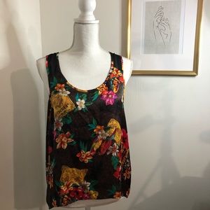 Floral Forever 21 tank top